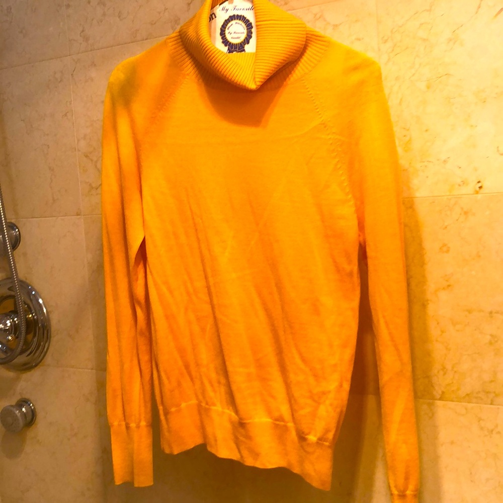 J.Crew Marino Wool Tangerine Sweater Size S